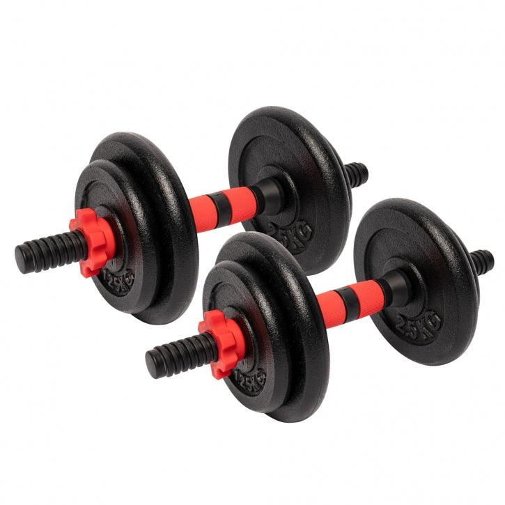 Set d'haltères en fonte - Gorilla Sports France