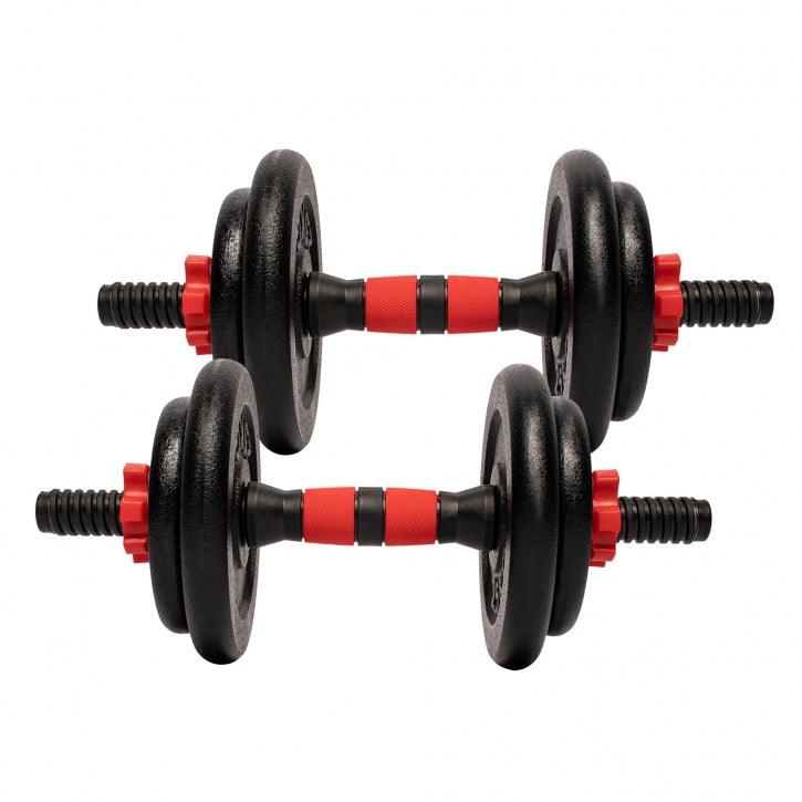 Set d'haltères en fonte - Gorilla Sports France