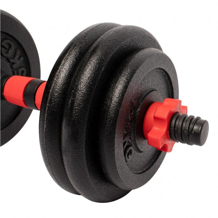 Set d'haltères en fonte - Gorilla Sports France