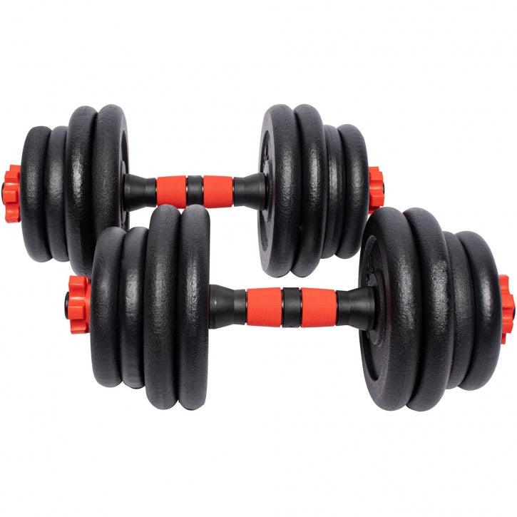 Set d'haltères en fonte - Gorilla Sports France