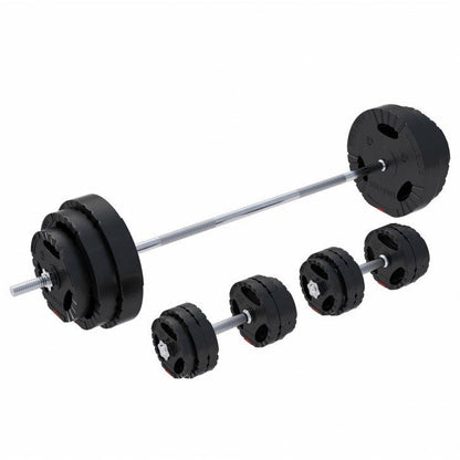 Set d’haltères en plastique avec grip - Gorilla Sports France
