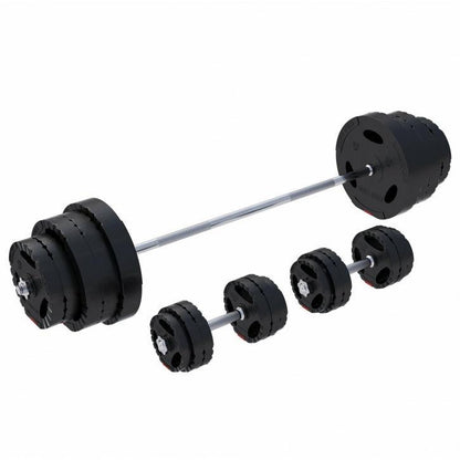Set d’haltères en plastique avec grip - Gorilla Sports France