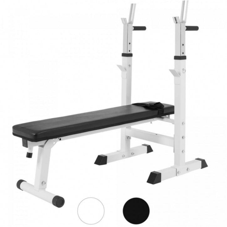 Banc de musculation avec set d'haltères en plastique de 100 kg - Gorilla Sports France
