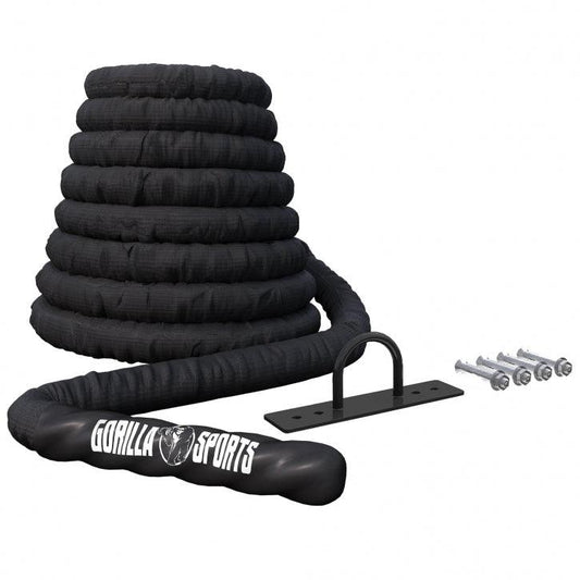 Corde ondulatoire avec fixation murale - Gorilla Sports France