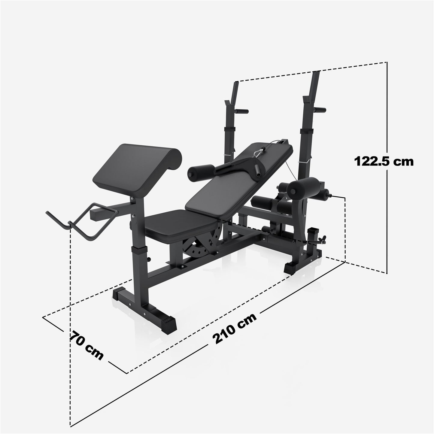 Banc de musculation multifonction