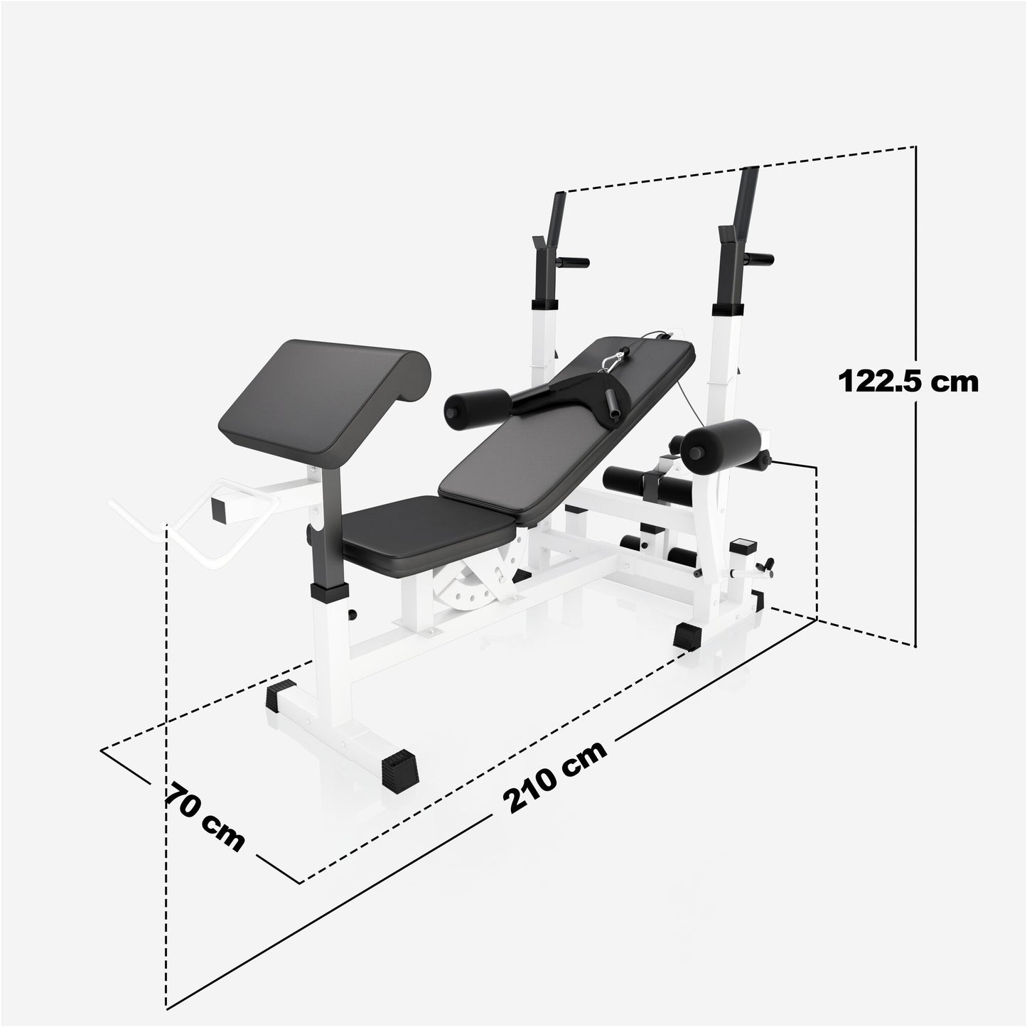 Banc de musculation multifonction