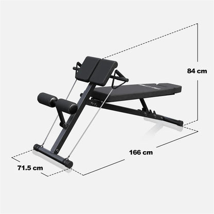 Banc Musculation Hyperextensions - Gorilla Sports France
