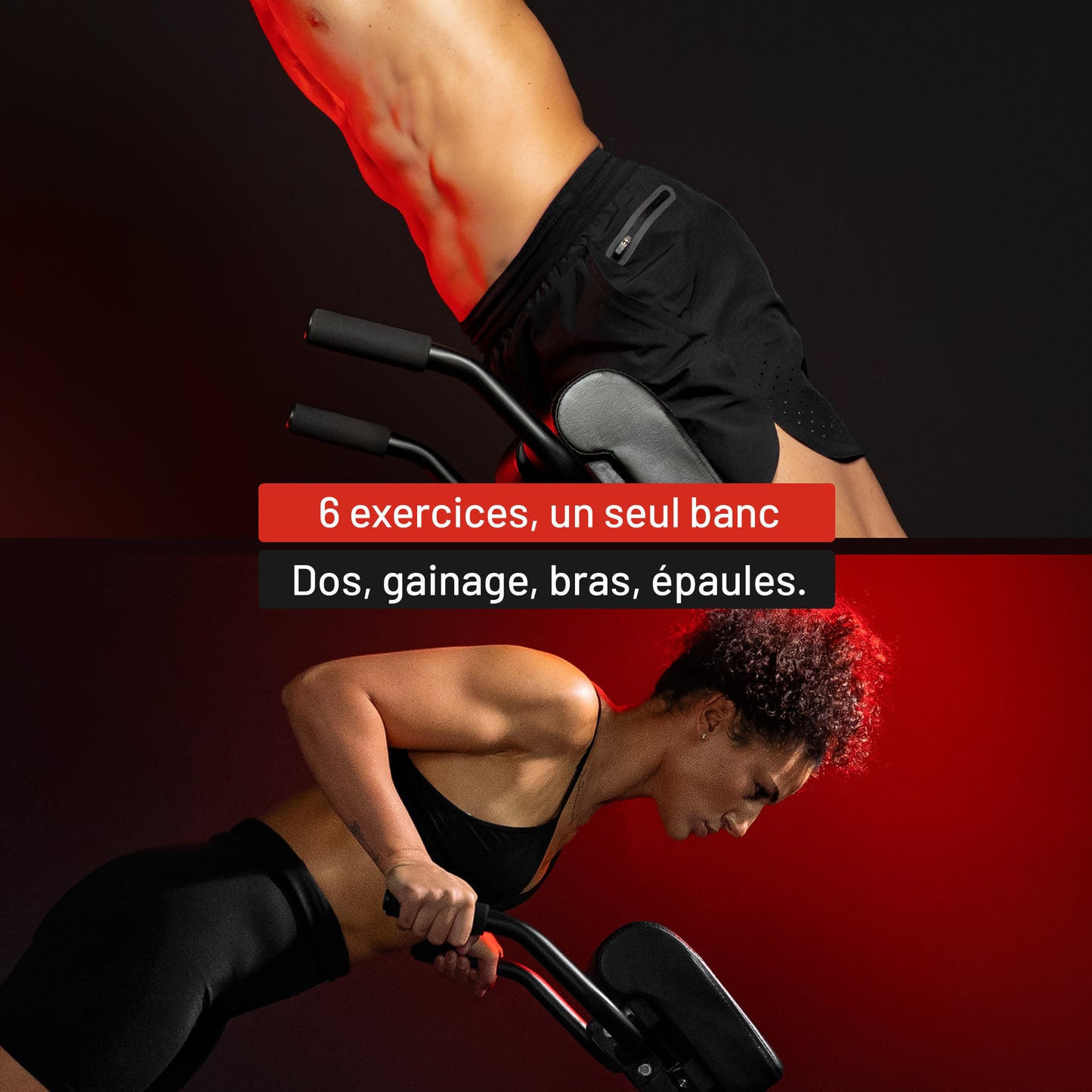 Banc lombaire pliable