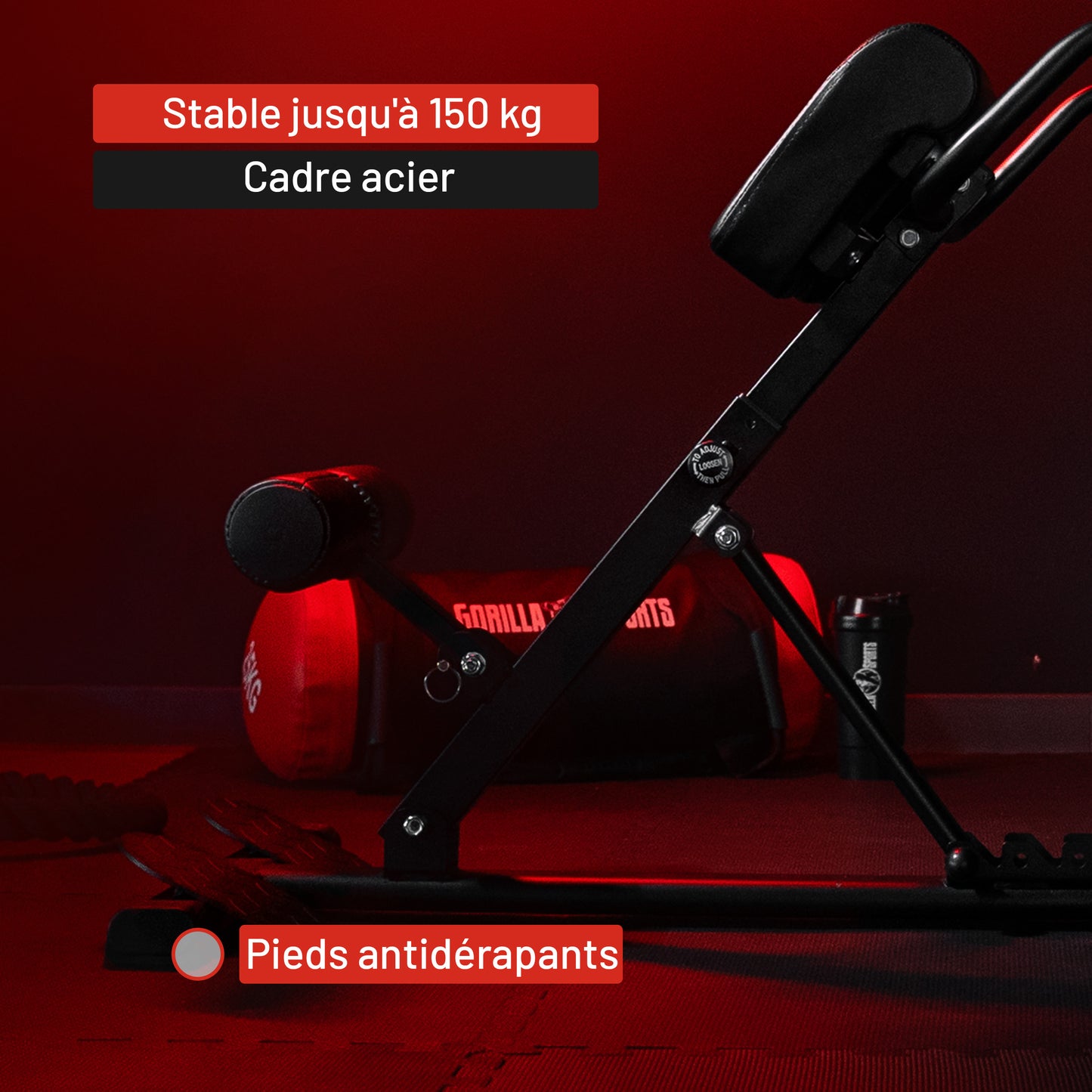 Banc lombaire pliable