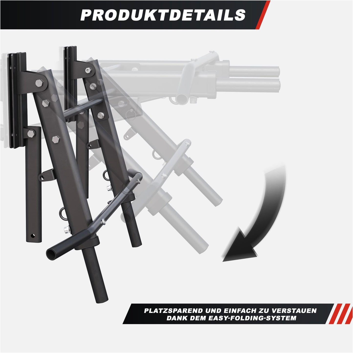 Barre de traction pliable 4 en 1