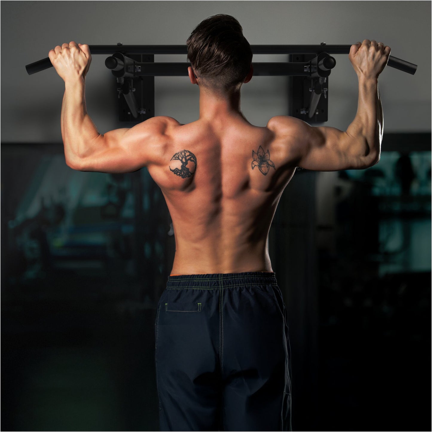 Barre de traction pliable 4 en 1