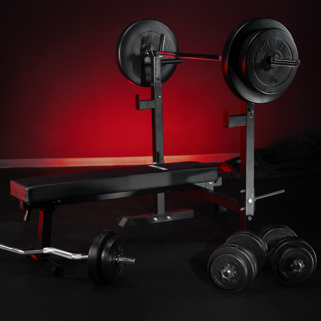 Banc de musculation avec support