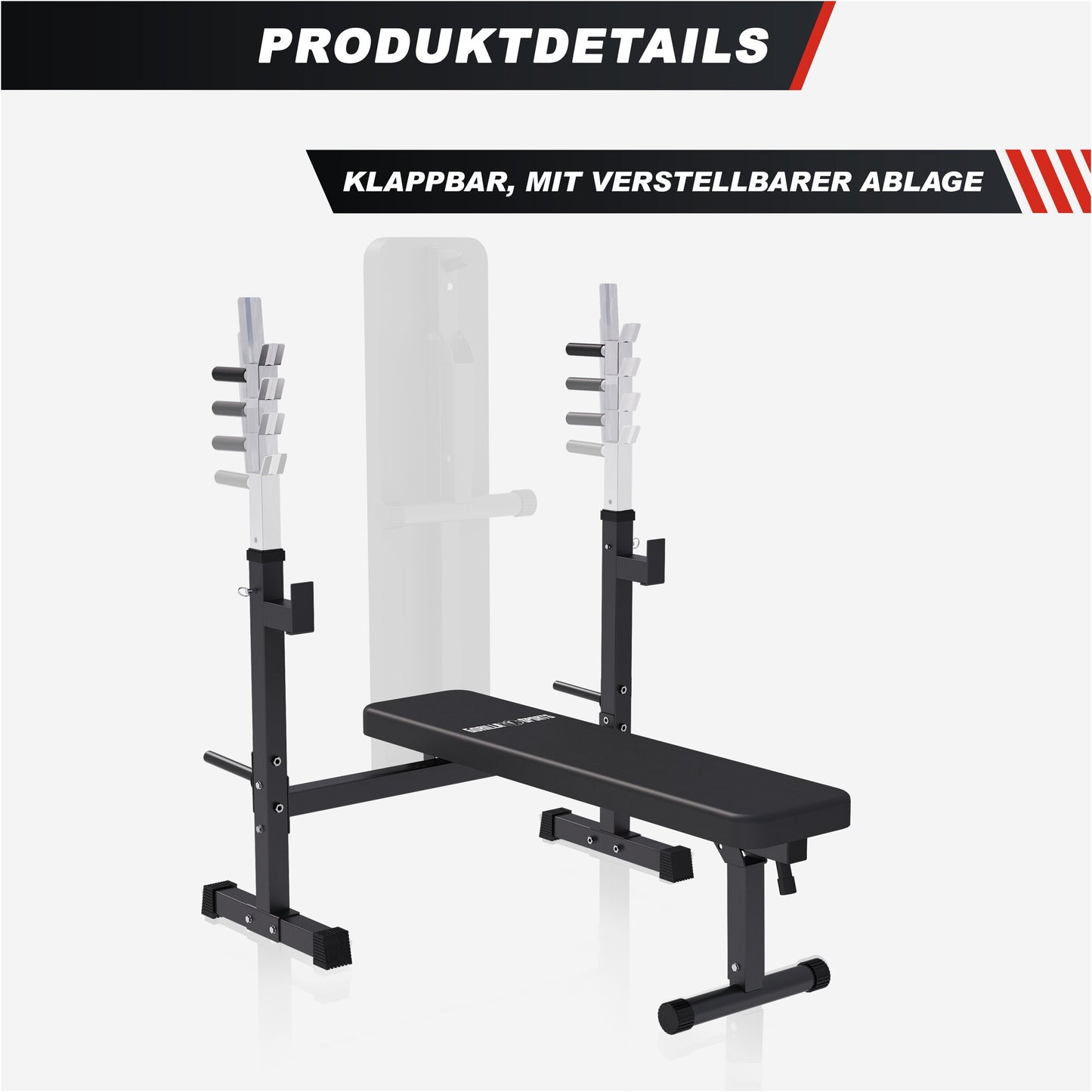 Banc de musculation avec support