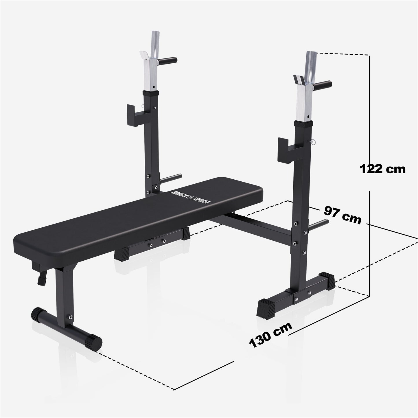 Banc de musculation avec support