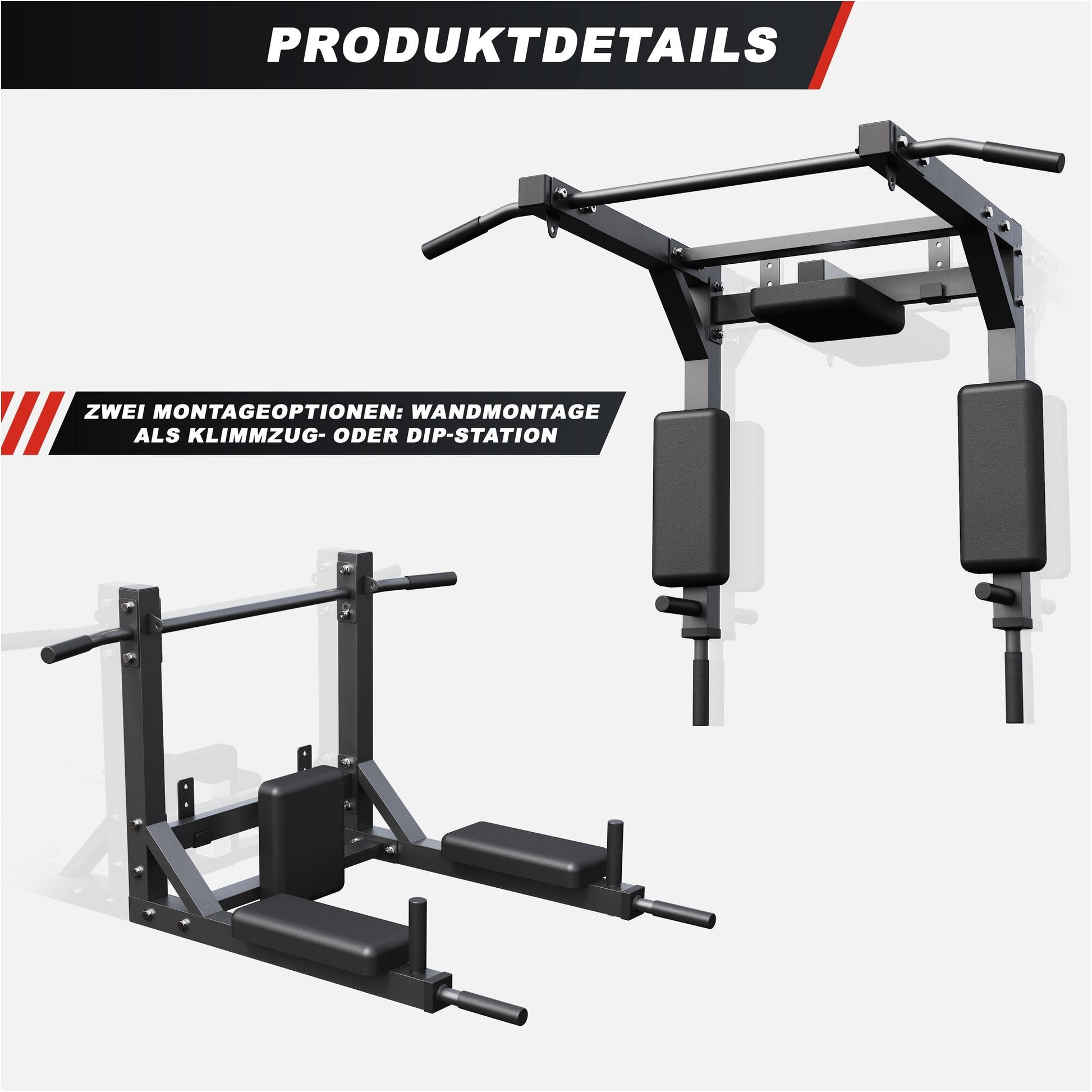 Barre de Traction 4 en 1 - Gorilla Sports France