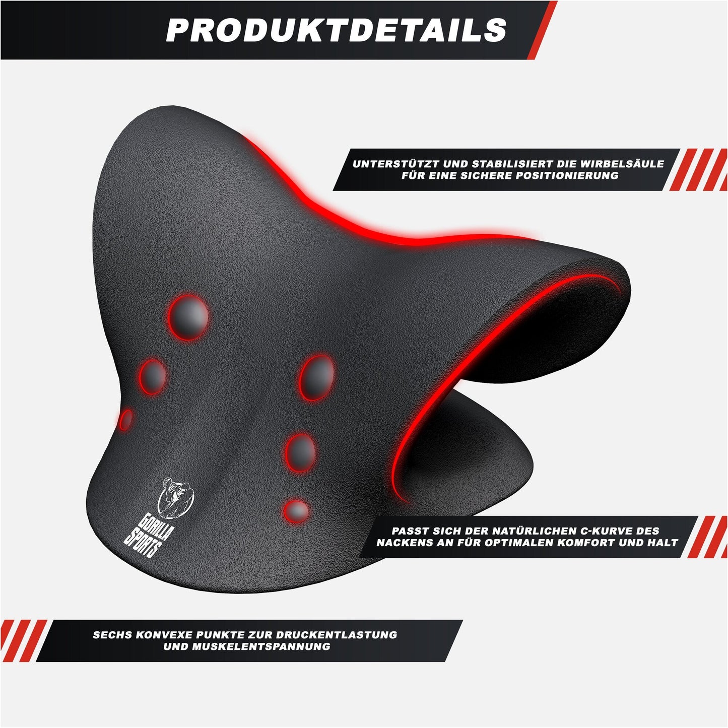 Coussin de Traction Cervicale - Gorilla Sports France