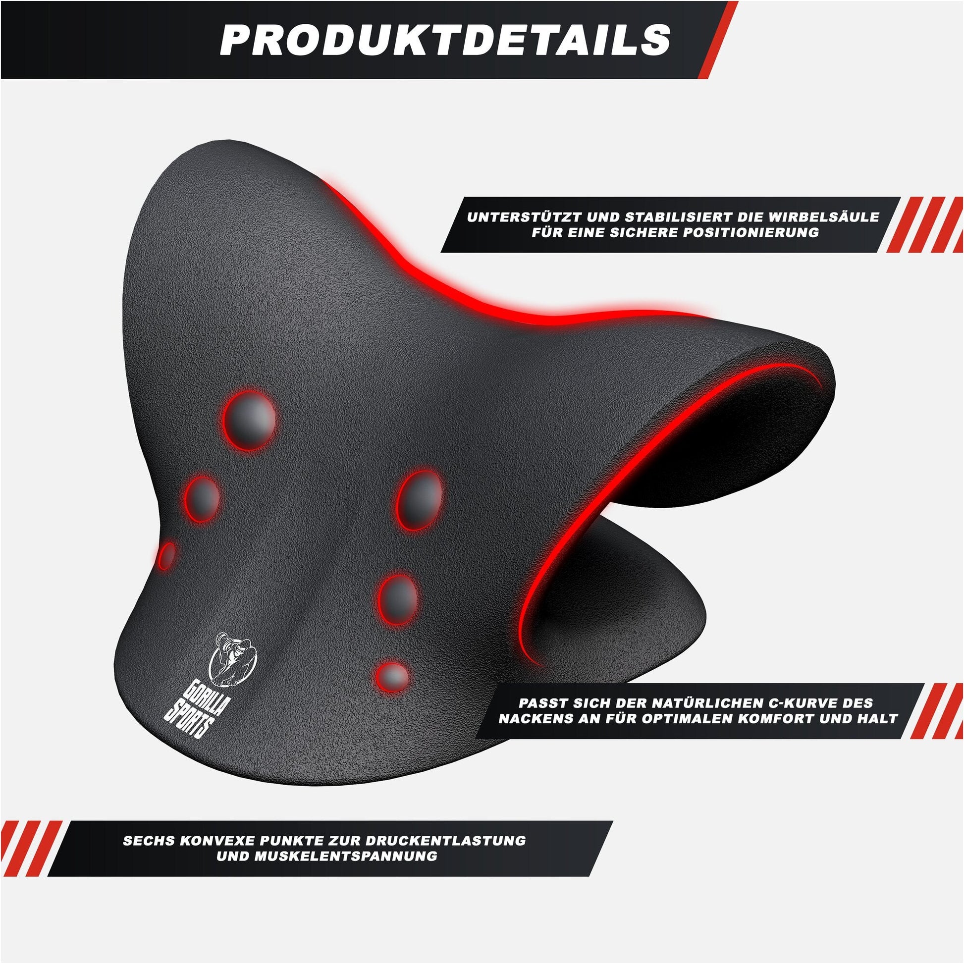 Coussin de Traction Cervicale - Gorilla Sports France
