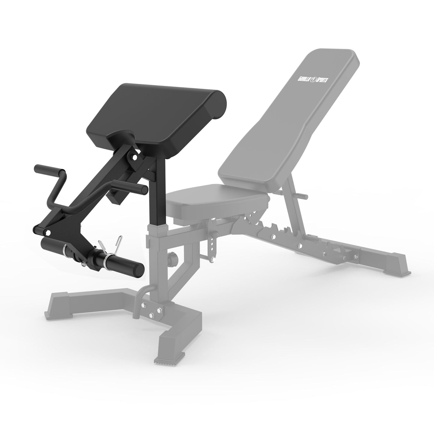 Banc de musculation multifonction réglable avec accessoires