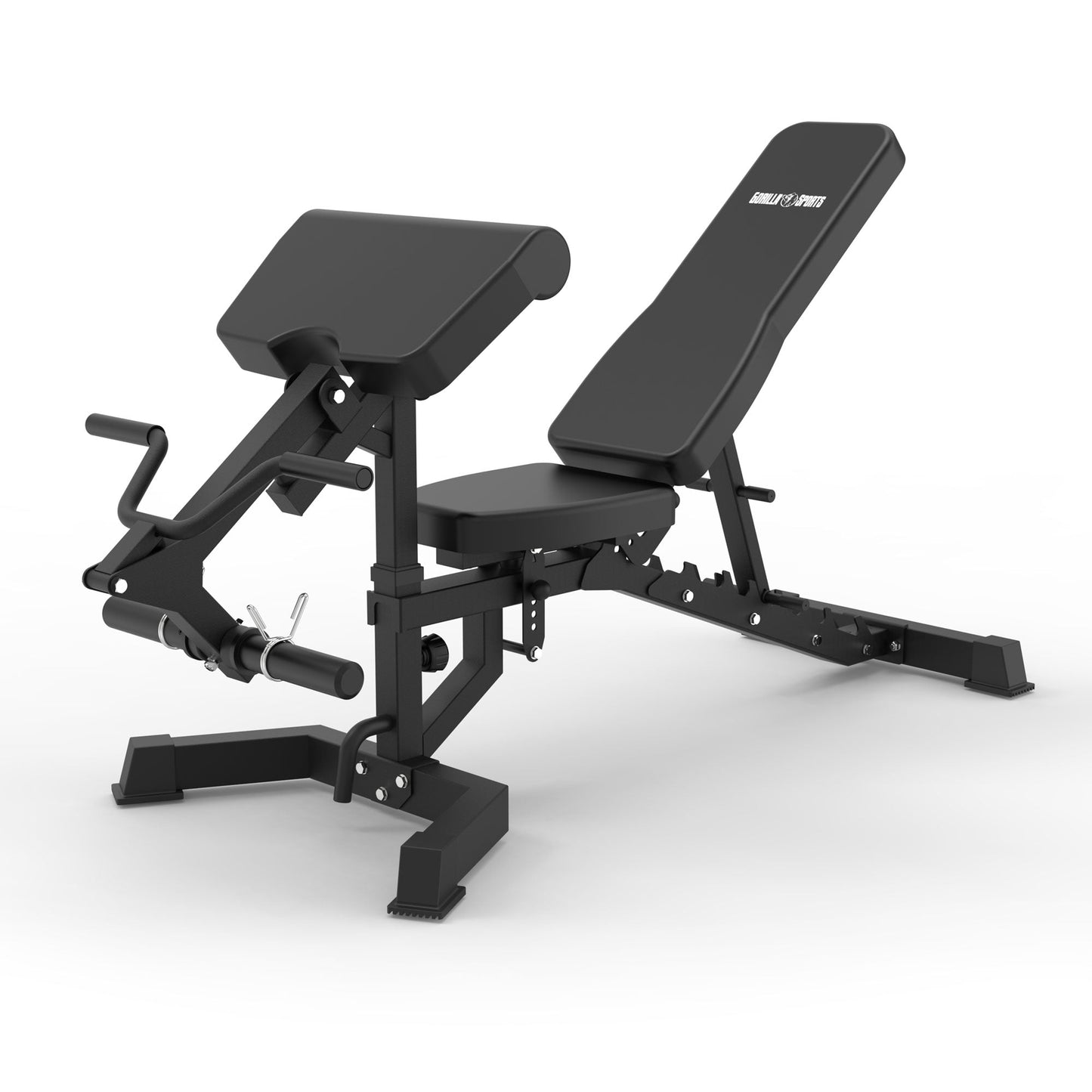 Banc de Musculation avec Accessoires Jambes, Biceps et Triceps 
