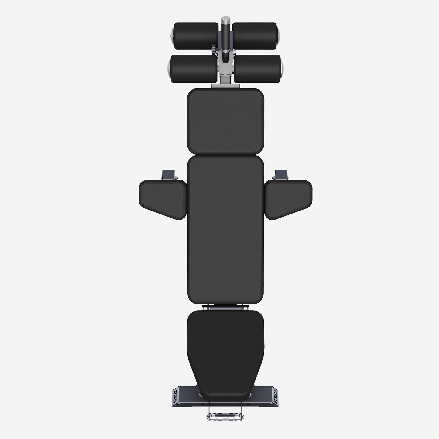 Banc de musculation réglable 3 coussins noir
