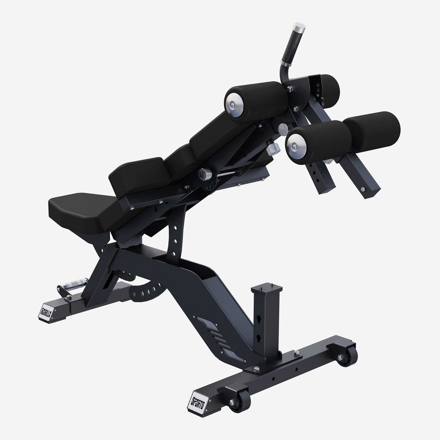 Banc de musculation réglable 3 coussins noir
