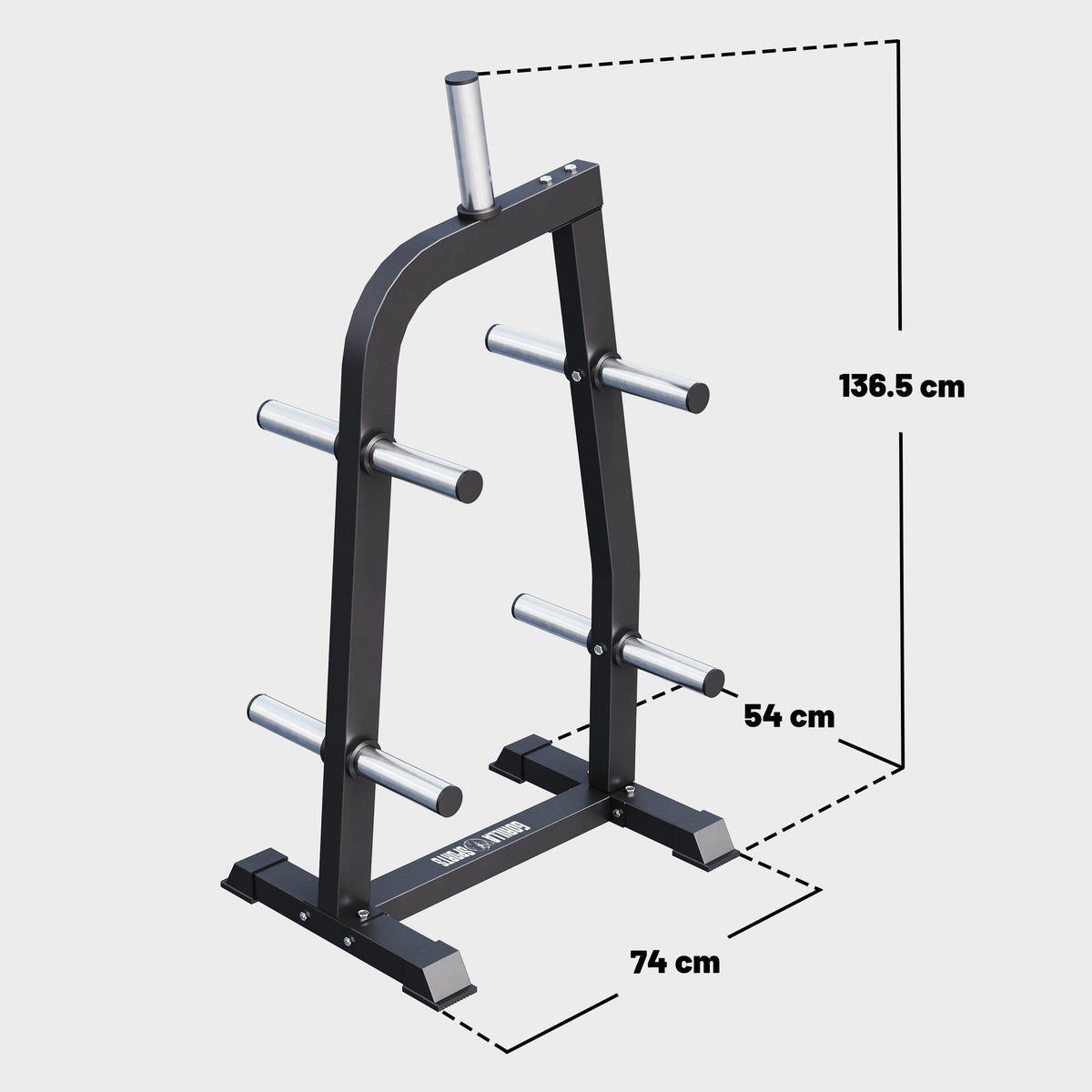 Support pour disques de musculation olympiques