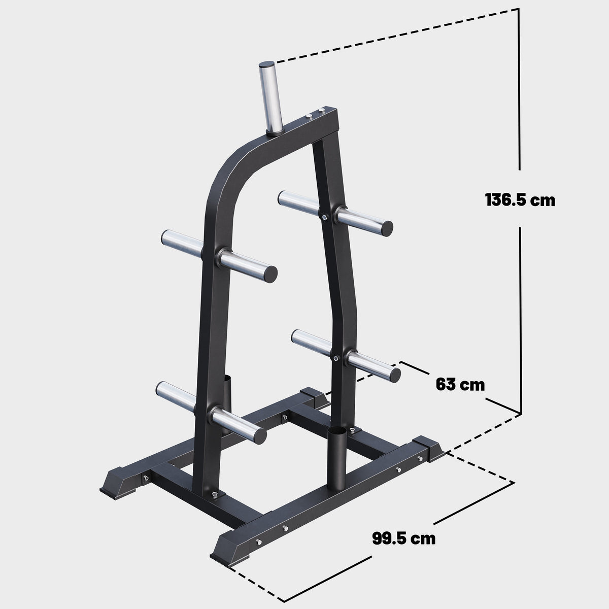 Support pour disques de musculation olympiques