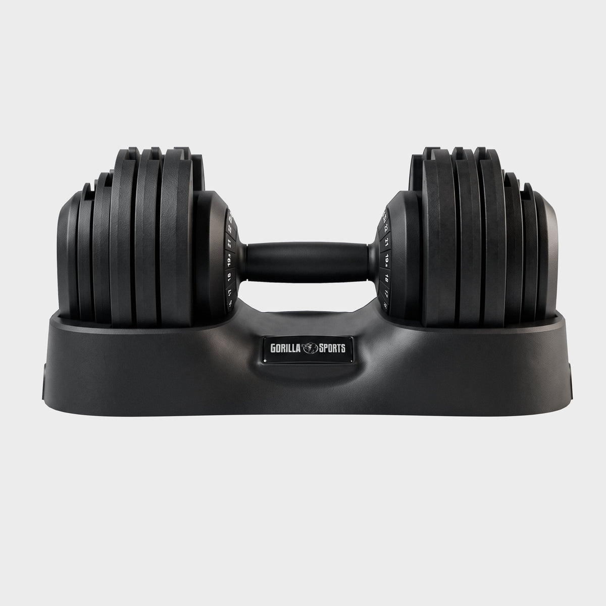 Haltère réglable 25 kg avec plateau de rangement