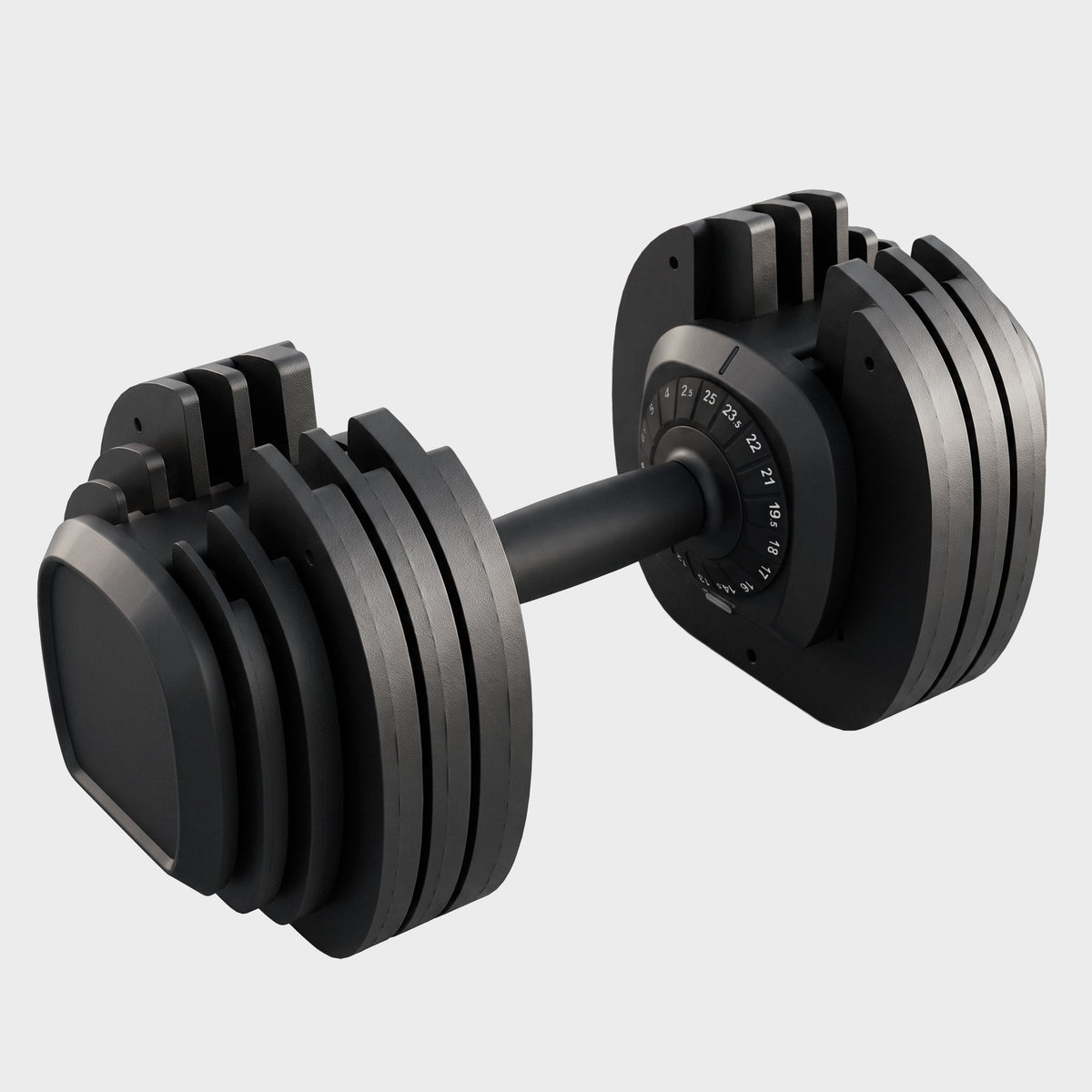 Haltère réglable 25 kg avec plateau de rangement
