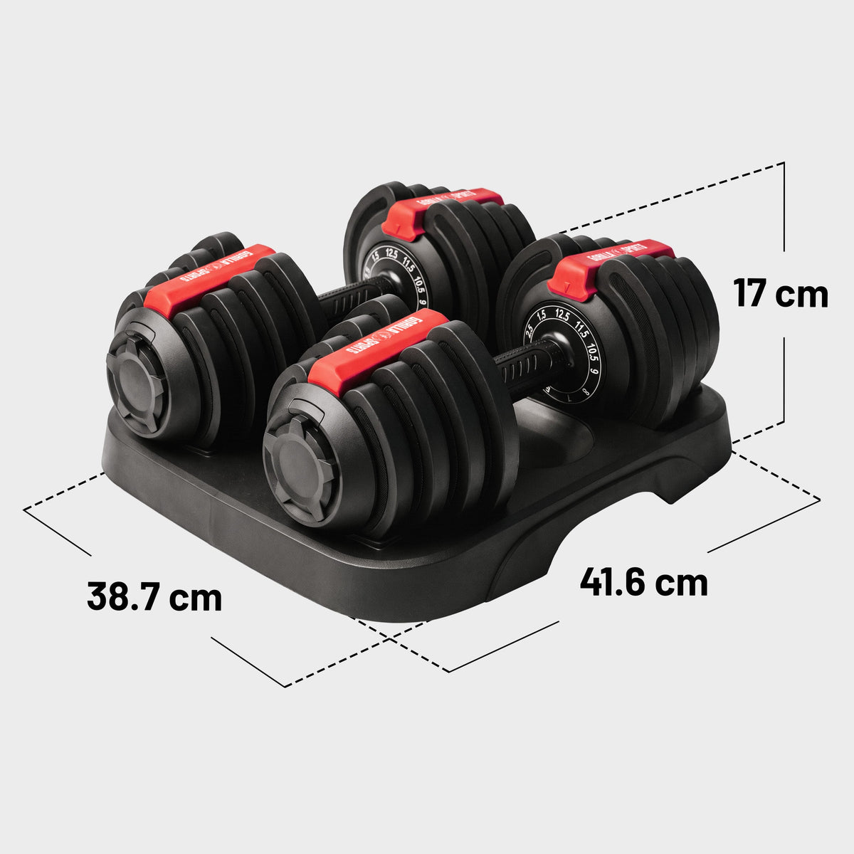 Haltères réglables 25 kg (2 x 12,5 kg)