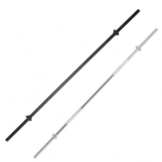 Barre longue 170 cm, diamètre 30mm avec stop-disques en étoile - Gorilla Sports France