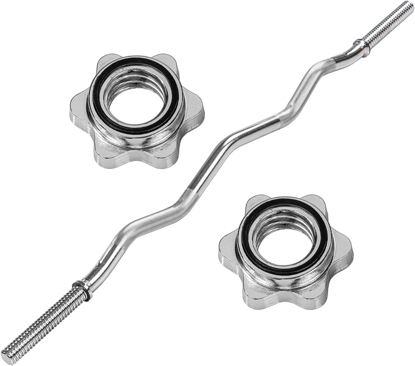 Barre EZ curl 30 mm chromée
