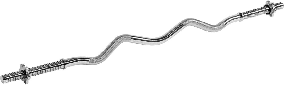 Barre EZ curl 30 mm chromée