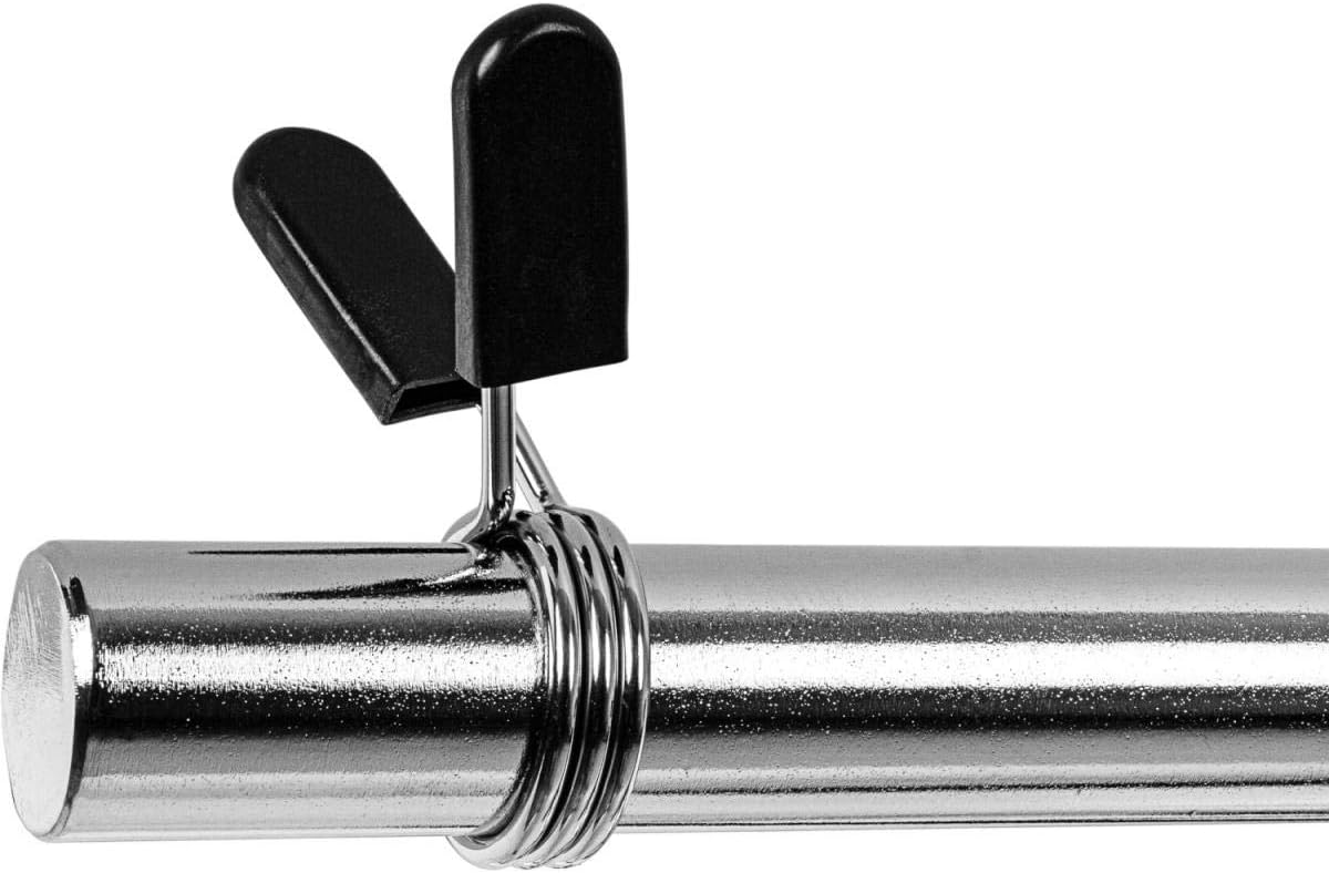 Barre d’haltère noir / chromée