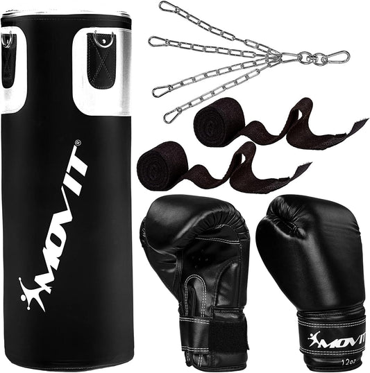 Set de boxe Noir/Blanc