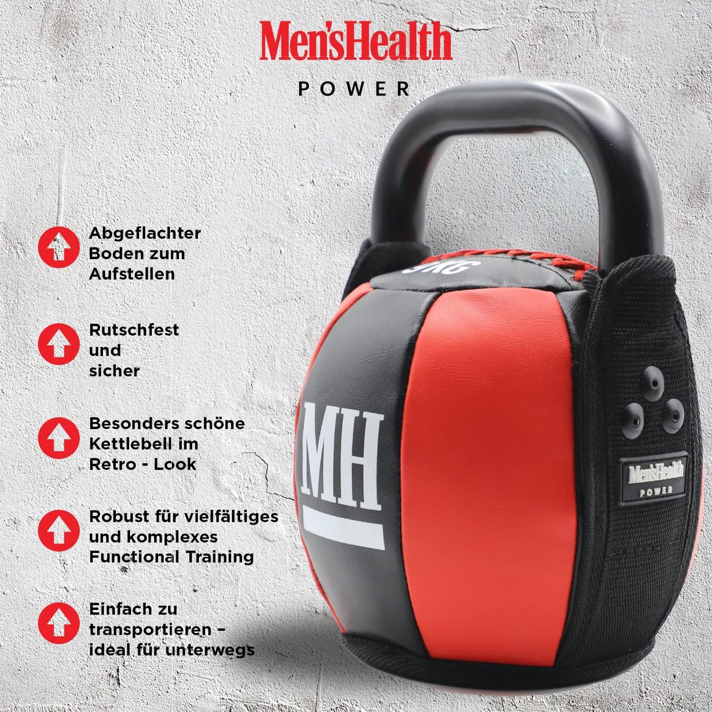 Soft Kettlebell avec poignée 6 - 12 kg