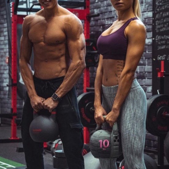 Kettlebells en fonte 8 kg