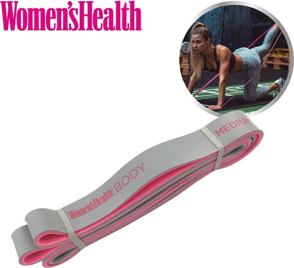 Bandes de résistance Rose/Gris