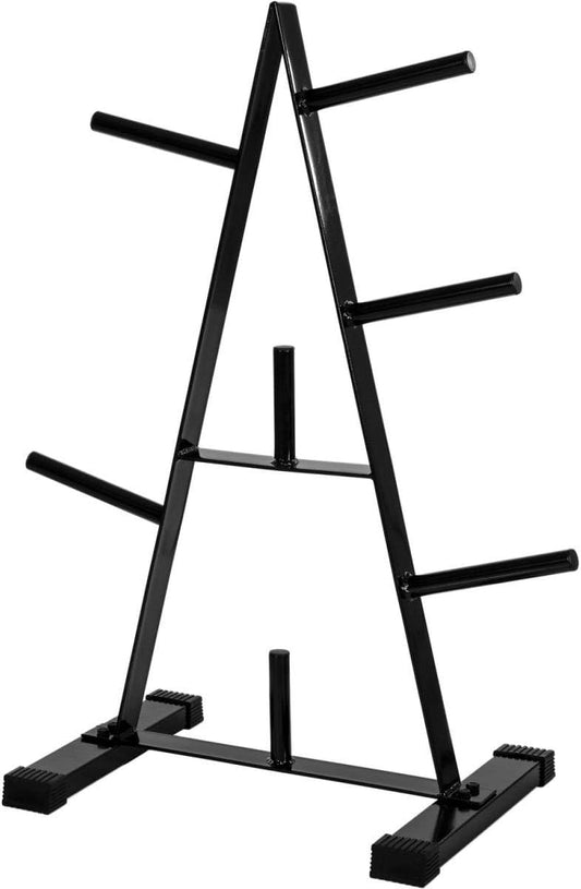 Support pour disques de musculation Noir
