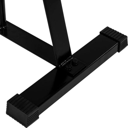 Support pour disques de musculation Noir
