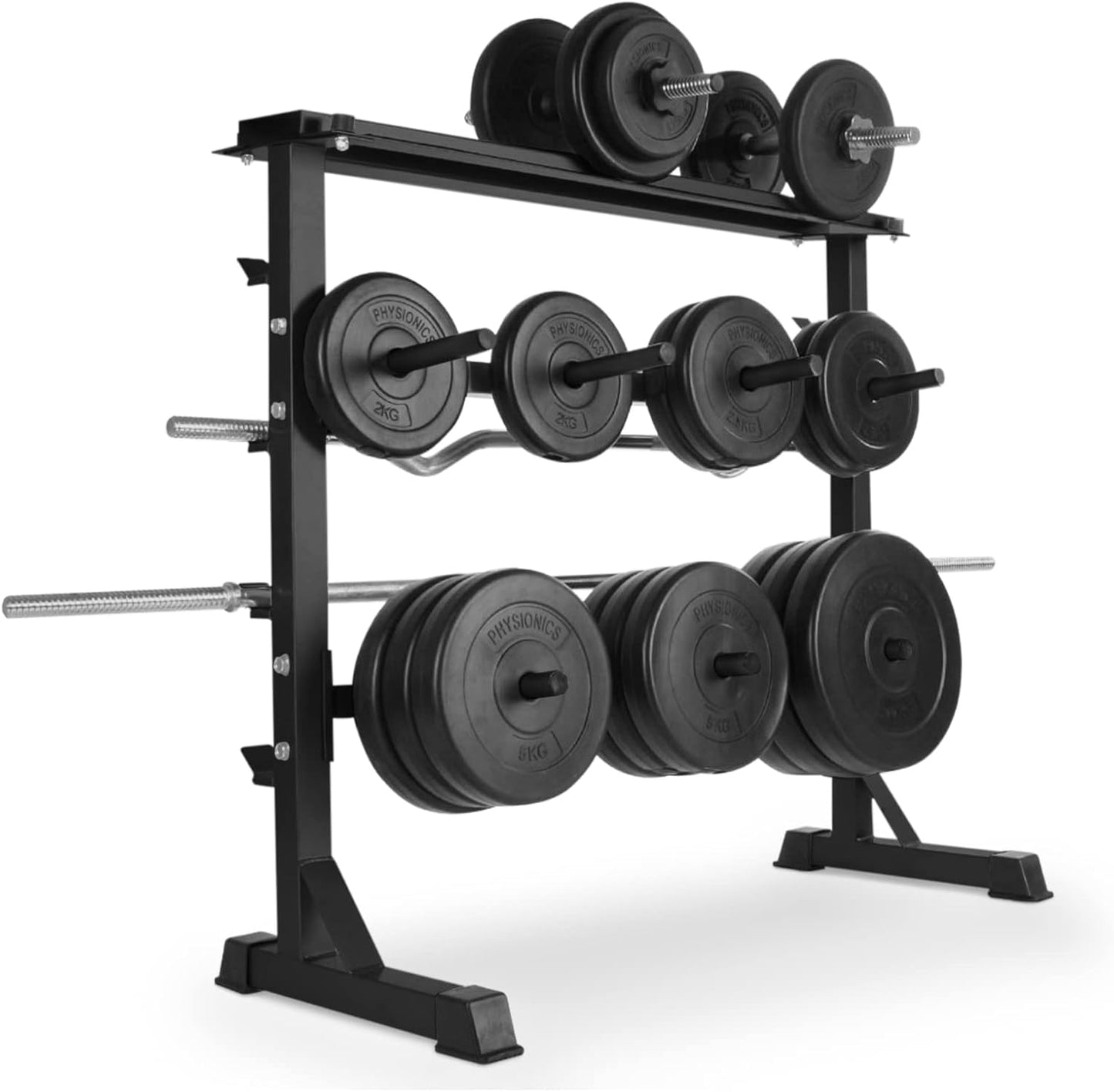 Rangement pour disques de musculation Noir