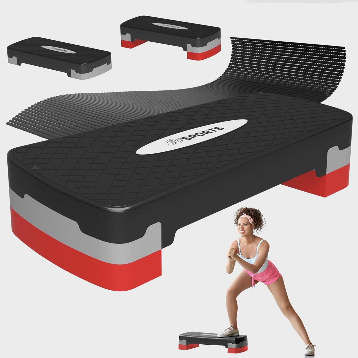 Step de fitness réglable en hauteur