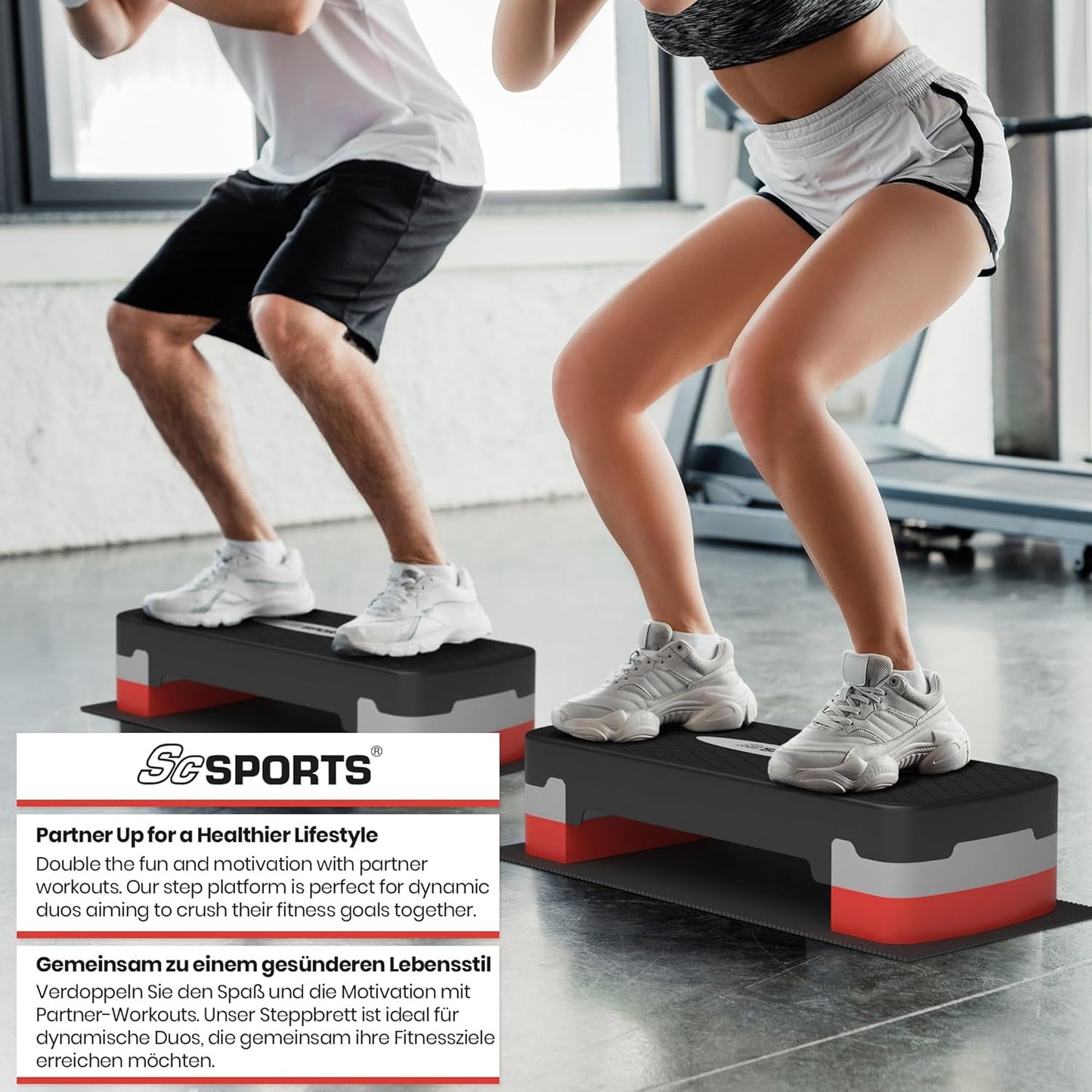 Step de fitness réglable en hauteur