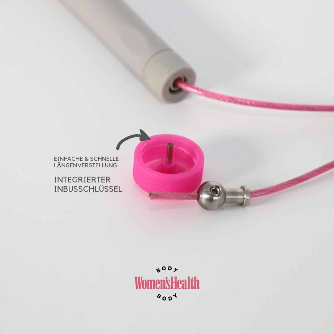 Corde à sauter Rose/Gris