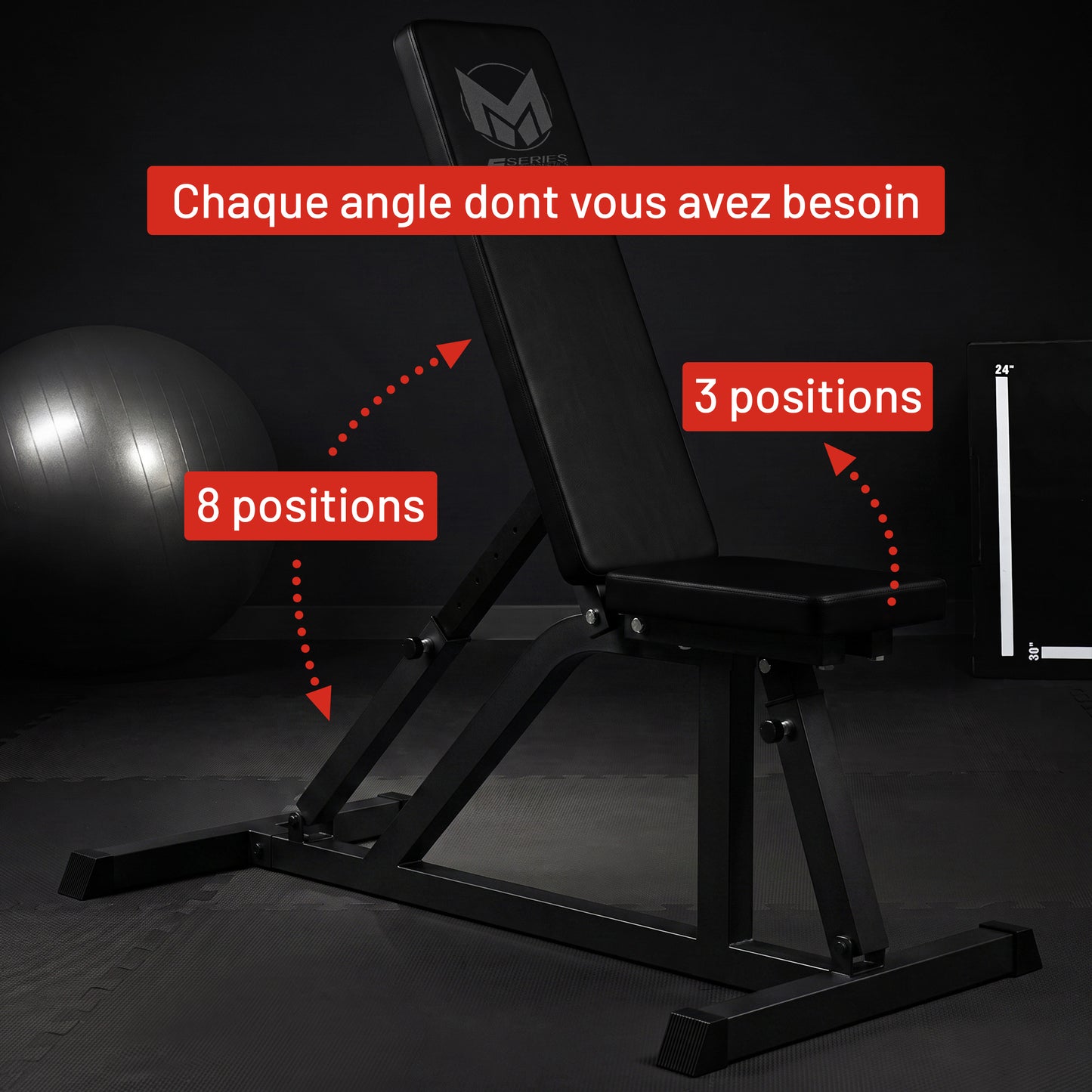 Banc inclinable E-Series