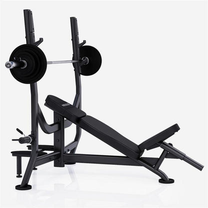 Banc Musculation PRO avec Support et Barre d’Haltères Olympia - Gorilla Sports France