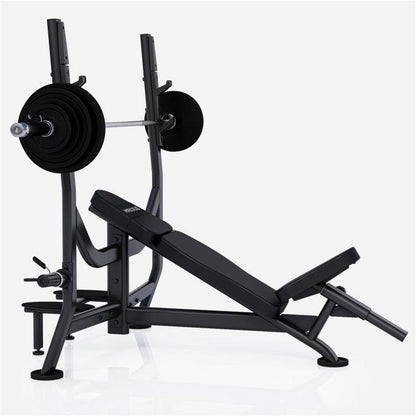 Banc Musculation PRO avec Support et Barre d’Haltères Olympia - Gorilla Sports France