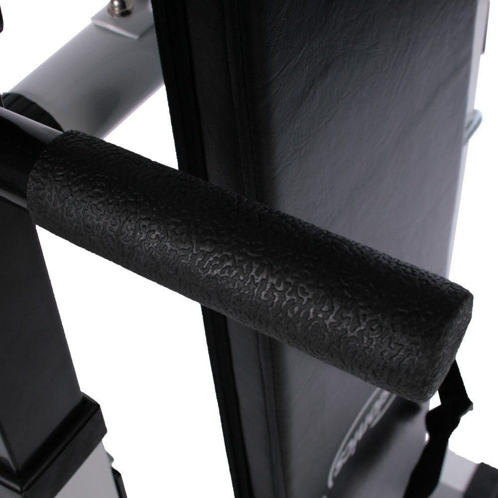 Banc de musculation avec support de barre Blanc