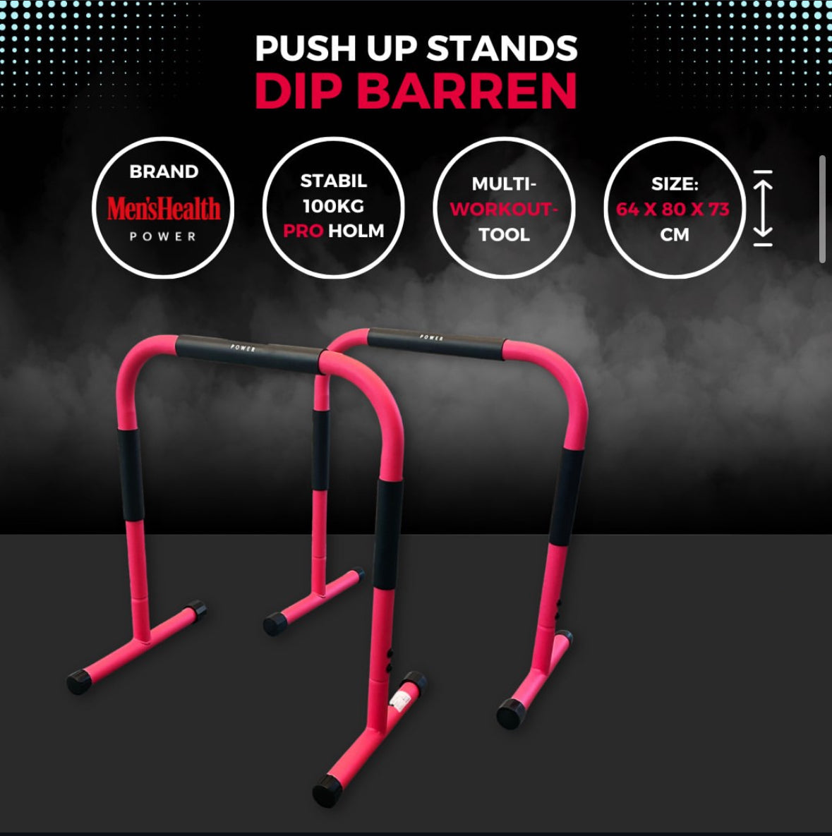 Barres à dips Rouge