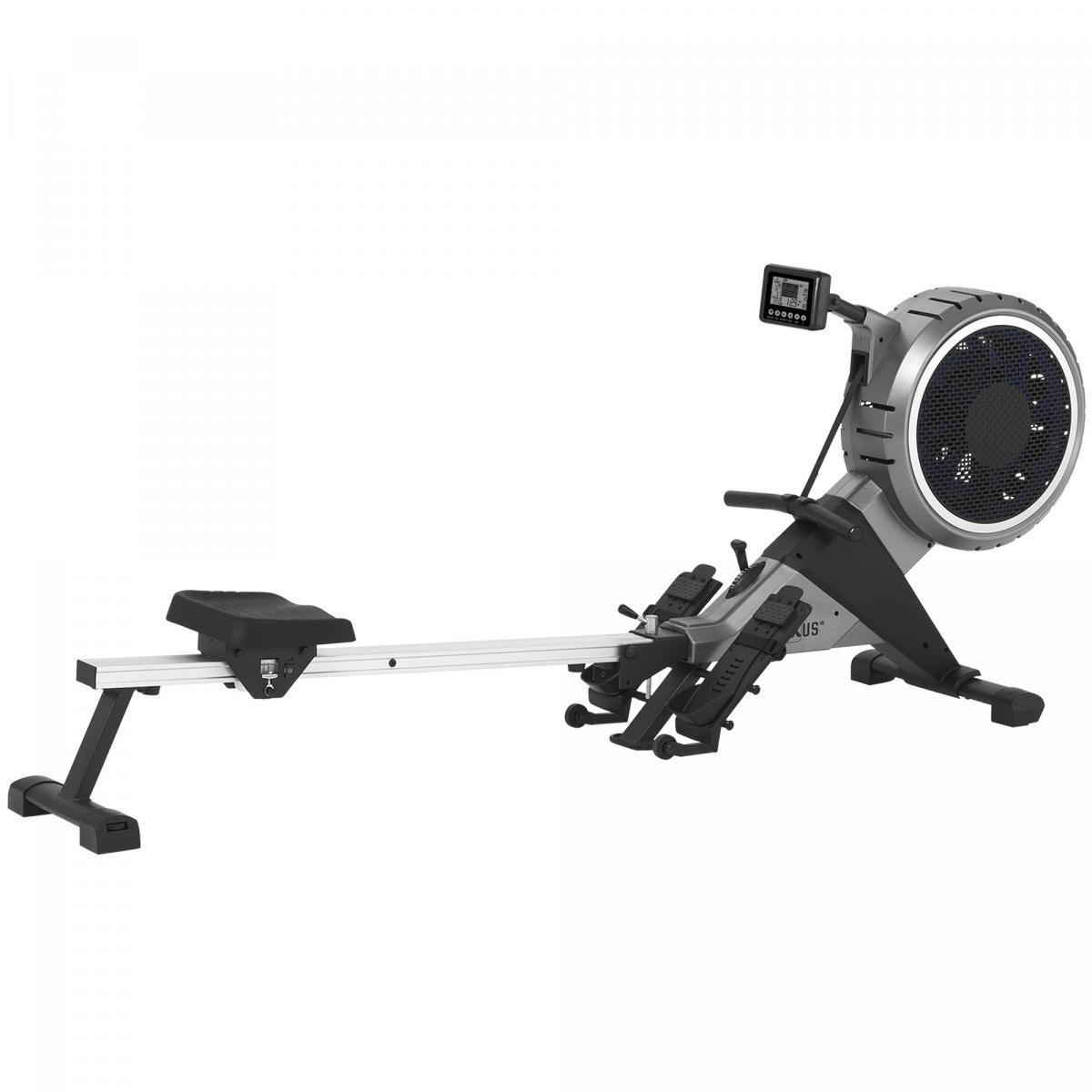 Rameur 7.4 avec rail repliable - Gorilla Sports France